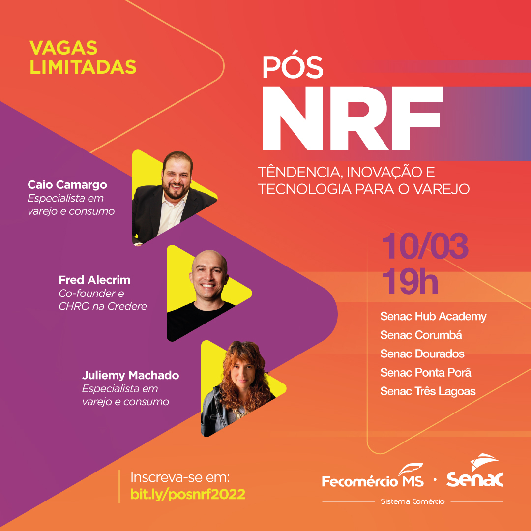 Senac realiza palestra sobre tendências do varejo apresentadas na NRF Retail’s Big Show