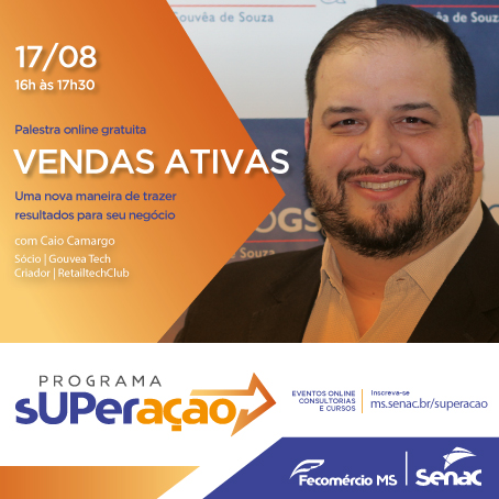 Programa Senac Superação realiza palestra e curso gratuitos sobre vendas