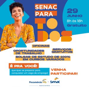 Senac Gastronomia realiza palestras e oficinas gratuitas em evento aberto ao público nesta quarta-feira