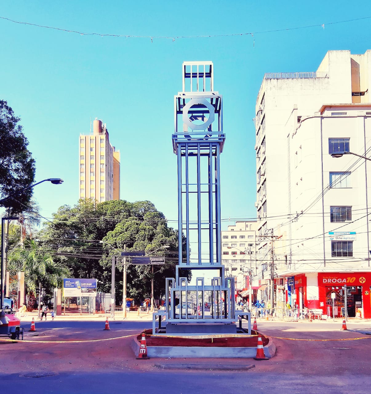Instalado na 14 de julho, monumento resgata a história econômica e social de Campo Grande