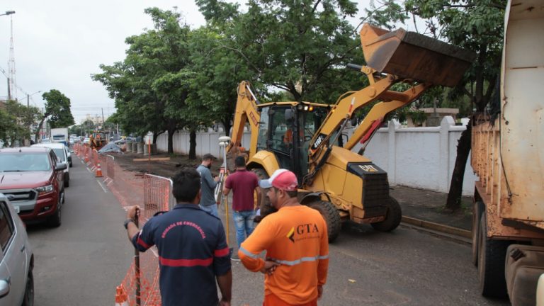 Começa a revitalização na Calógeras; via será recapeada e ganhará ciclovia