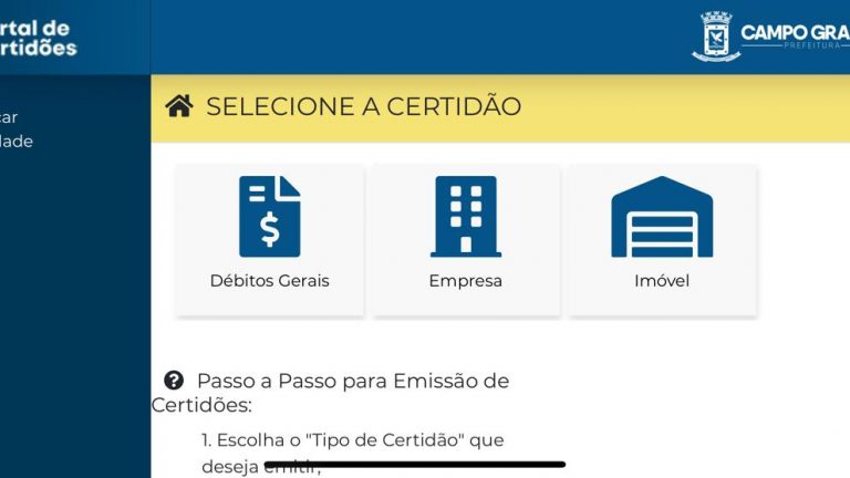 Prefeitura desenvolve portal que emite certidões de débitos de forma gratuita e on-line