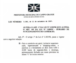 Confira o que diz a legislação municipal sobre o funcionamento do comércio