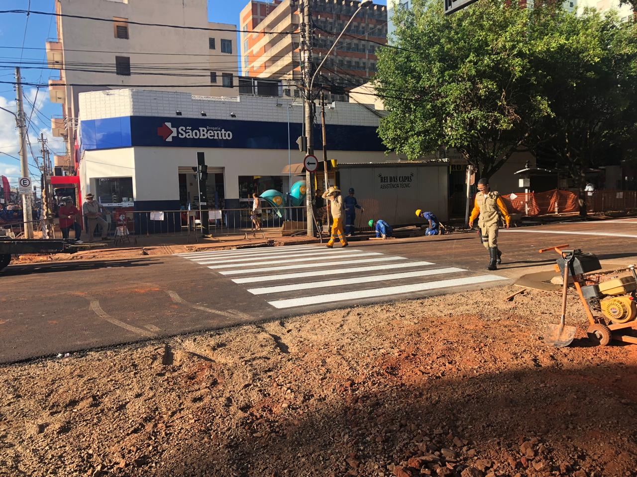 Trecho da Avenida Afonso Pena é liberado em Campo Grande