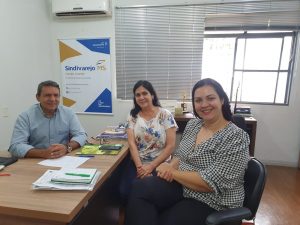 Sindivarejo CG recebe gestoras do Detran MS para tratar sobre campanha do trânsito