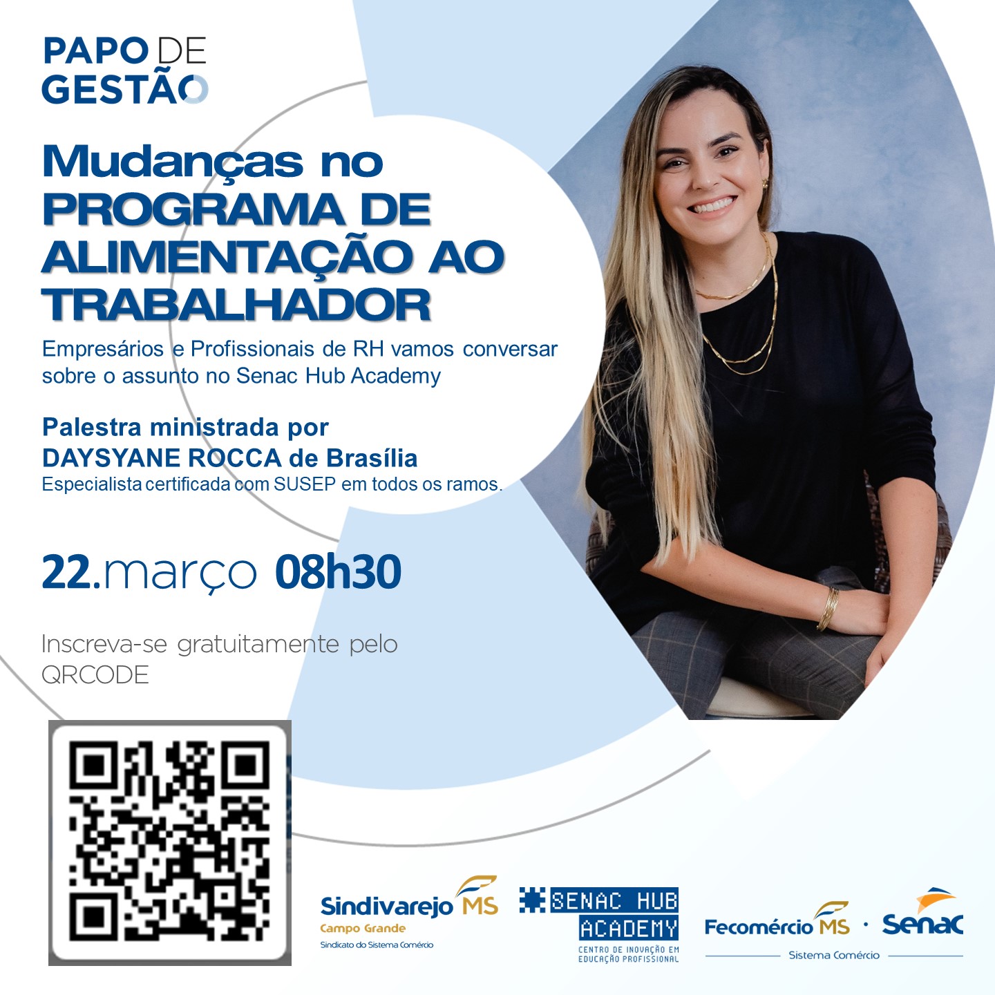 Sindivarejo e Senac realizam palestra gratuita sobre mudanças no programa de alimentação do trabalhador