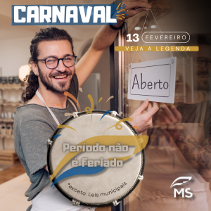 Carnaval não é feriado e comércio pode abrir normalmente, informa Fecomércio-MS