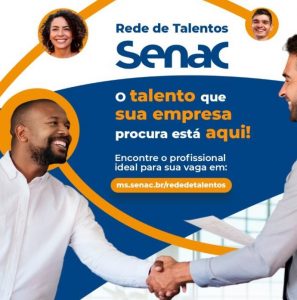 Senac MS lança plataforma para divulgar vagas de emprego e oferta de mão de obra